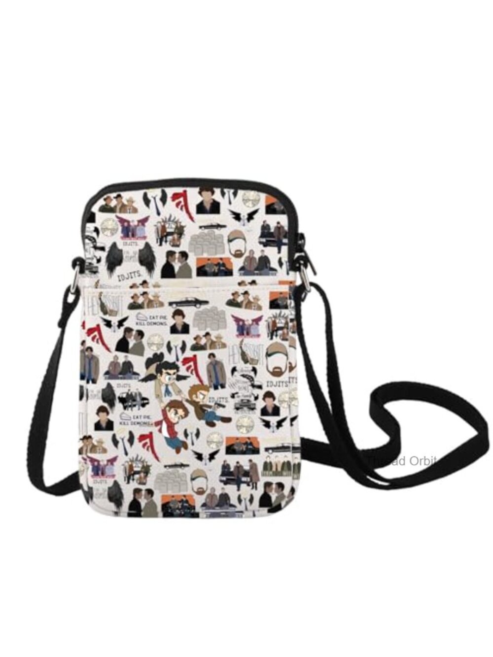 Canvas Crossbody Bag Winchester Brothers Fan Gift Hobo Shoulder Bag